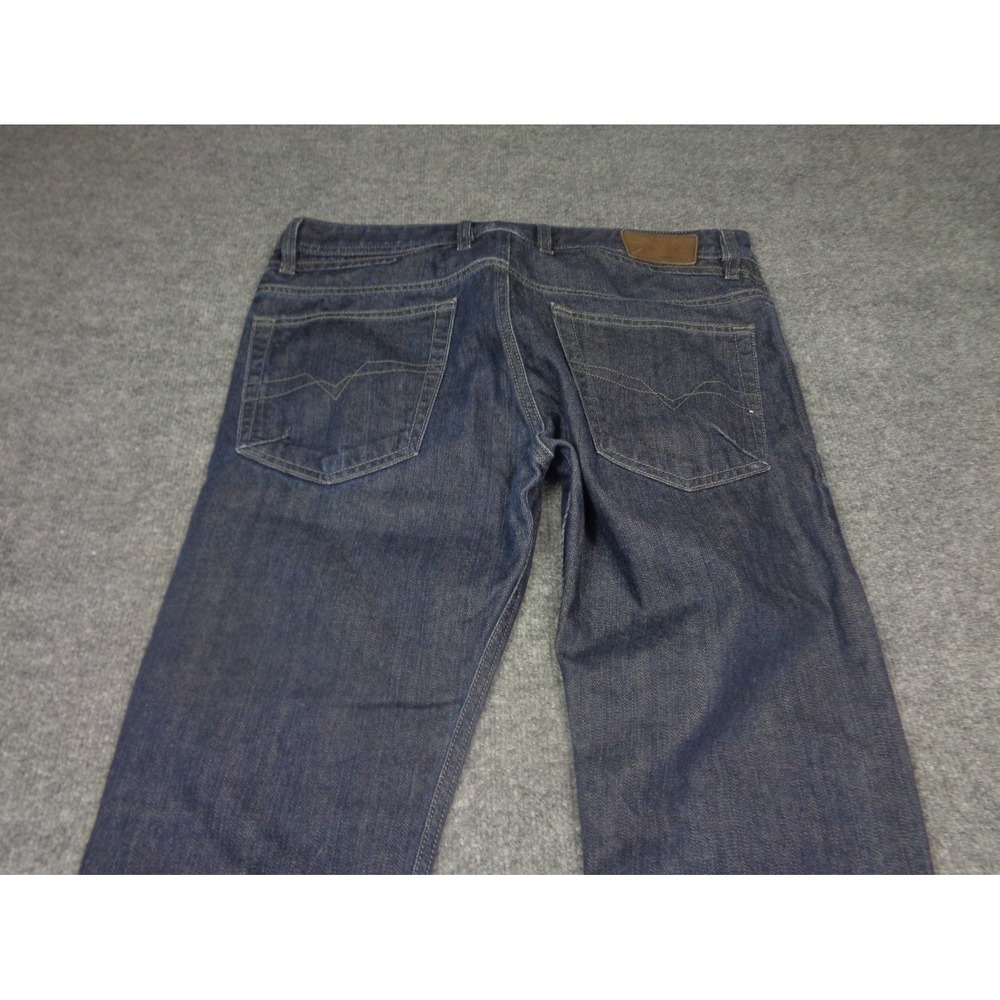 Diesel Jeans Men 32x32 (Actual 34x29) Blue Slim Skinny Denim Shioner Stretch Zip - Picture 9 of 15